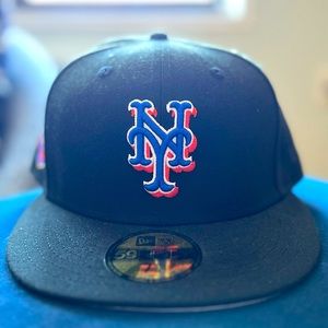 Hat Club Excl. New Era 59Fifty New York Mets 50th Anniversary Patch Hat - 7 5/8